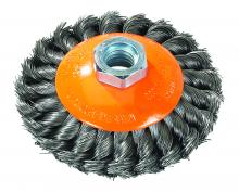 IBCTest 13F300 - 13F300 3 in. X M10x1.25 Wire: .015in. knot-twisted , Cup brush knot-twisted wire