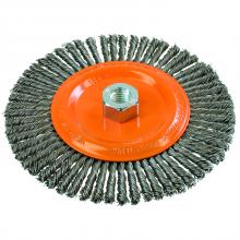 IBCTest 13H404 - 13H404 4 in. X 5/8in.-11 in. Wire: .015in. knot-twisted , Saucer cup brush with