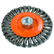 IBCTest 13H554 - 13H554 5 in X 5/8-11 in Wire: .012in. crimped , type: Saucer-Cup, Saucer cup bru