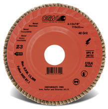 CGW Abrasives 39745 - Plastic Backing Flap Discs