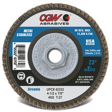 CGW Abrasives 42336 - eXtra Z3 Zirconia Flap Discs