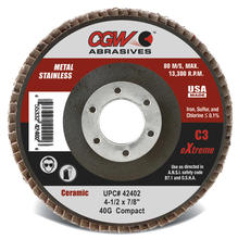 CGW Abrasives 42452 - eXtreme C3 Ceramic Flap Discs