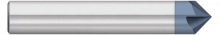 Titan Cutting Tools TC95442 - Chamfer Mills - 4 Flute - Pointed Tip