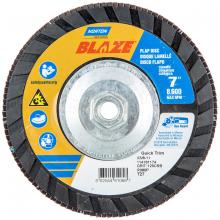 Saint-Gobain Abrasives Inc. 66254461069 - 7 x 5/8 - 11 In. Blaze Plastic Flat Flap Disc T27 120 Grit R980P CA