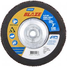 Saint-Gobain Abrasives Inc. 66261132168 - 7 x 5/8 - 11 In. Blaze Fiberglass HD Flat Flap Disc T27 60 Grit R980P CA