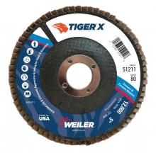 Weiler Abrasives 51211 - Flap Disc - Tiger X