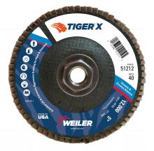 Weiler Abrasives 51212 - Flap Disc - Tiger X