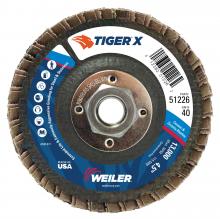 Weiler Abrasives 51226 - Flap Disc - Tiger X