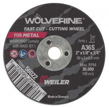 Weiler Abrasives 56022 - Cutting Wheel - Wolverine