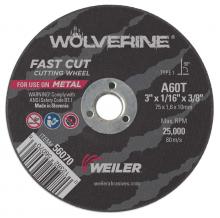 Weiler Abrasives 56070 - Cutting Wheel - Wolverine