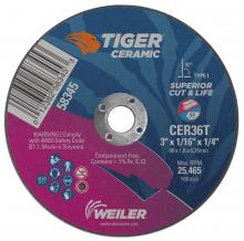 Weiler Abrasives 58345 - Cutting Wheel - Tiger Ceramic