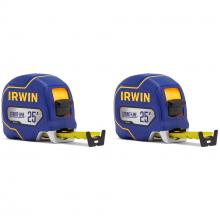 Irwin IWHT39396S - IRWIN 2Pk 25Ft Premium Tape Measure