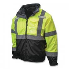 Radians SJ210B-3ZGS-2X - Radians SJ210B Class 3 Three-in-One Deluxe High Visibility Bomber Safety Jackets