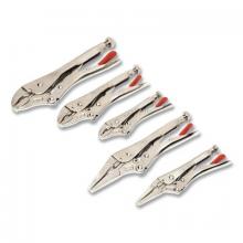 Apex CLP5SETN-08 - Crescent 5 Pc Curved and Long Nose Locking Plier Sets