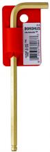 Bondhus 38054 - 2.5mm GoldGuard Plated Ball End L-wrench     Tagged/Barcoded