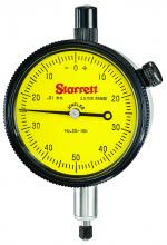 LS Starrett 25-181J - DIAL INDICATOR, 0 -2.5mm, .01mm GRAD