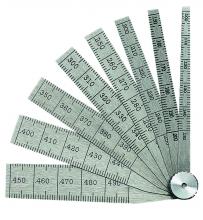 LS Starrett 269A - TAPER GAGE, .100-.500" RANGE, 8 LEAVES