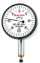 LS Starrett 80-144J WFB - MINI DIAL INDICATOR, FLAT BACK, 0 -.100"