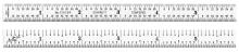 LS Starrett C303R-6 - STEEL RULE, FULL FLEXIBLE, 6", 3R GRADS