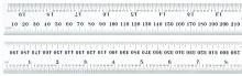 LS Starrett C636-500 - STEEL RULE, SPRING-TEMPERED, 500mm, #36 GRADS