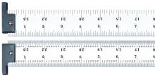 LS Starrett CH404R-24 - HOOK RULE, 24", 4R GRAD, HEAVY SPRING TEMPERED