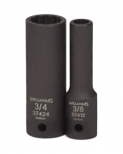 Williams JHW37412 - 1/2" Drive SAE 3/8" Impact Deep Socket