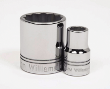 Williams JHWSTM-1226 - 1/2" Drive 12-Point Metric 26 mm Shallow Socket