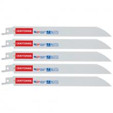 CRAFTSMAN 2058316 - CRAFTSMAN 8-In. 18 Tpi Reciprocating Saw Blades (5 Pk.)