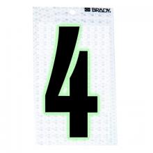 Brady 30104 - Brady Glow-In-The-Dark/Ultra Reflective Numbers