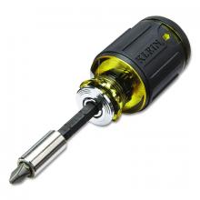 Klein Tools 32308 - Klein Tools 8-in-1 Multi-Bit Adjustable Length Stubby Screwdrivers/Nut Drivers