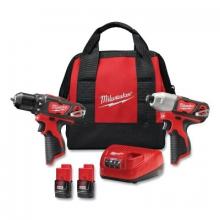 Milwaukee Electric Tools 2494-22 - Milwaukee Tool M12 Cordless 2-Tool Combo Kits