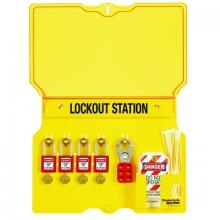 Master Lock 1482BP410 - Master Lock Safety Series Lockout Stations with Key Registration Cards