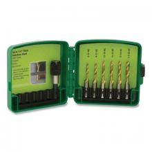 Greenlee DTAPSSKIT - Greenlee Standard 7-Piece Drill/Tap Bit Sets