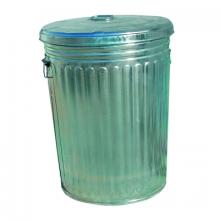 Magnolia Brush TRASHCAN20GAL - Magnolia Brush Pre-Galvanized Trash Can With Lid