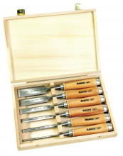 Bahco BAH425-083 - 6 Pc Woodworking Chisel Set in Wooden Box