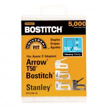 BOSTITCH BTA706-5C - BOSTITCH Staples, Heavy Duty, Construction Grade, 3/8 X 2/5-Inch, 5000-Pack