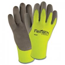 Wells Lamont Y9239TXL - Wells Lamont FlexTech Hi-Visibility Knit Thermal Gloves with Latex Palm