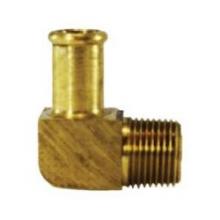 Midland Industries 32192 - MIDLAND INDUSTRIES 321 Bubble Barbed MIP Brass 90 deg Elbow