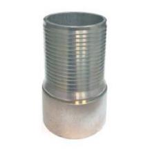 Midland Industries CNSC-300CR-SP - BUCHANAN RUBBER CNSC Hose Barbed Square Cut Steel Crimplok Combination Nipple