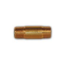 Midland Industries LF113-224 - MID-AMERICA FITTINGS LF113 MPT Brass Long Nipple