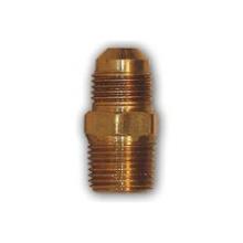 Midland Industries 248X2 - MID-AMERICA FITTINGS 248 SAE 45 deg Male Flared MPT Brass Half Union Adapter