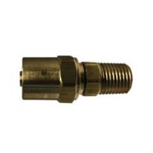 Midland Industries 32741 - MIDLAND INDUSTRIES 327 Hose Barbed 1/4 in MNPTF Brass Reusable Hose Adapter