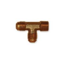 Midland Industries 51F-84 - MID-AMERICA FITTINGS 51F SAE 45 deg Male Flared MPT SAE 45 deg Male Flared Brass Run Tee