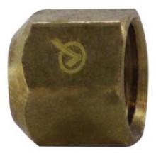 Midland Industries LF40-8 - MID-AMERICA FITTINGS LF40 45 deg Female Flared Brass Cap