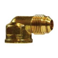 Midland Industries 10323 - MIDLAND INDUSTRIES 103 Male Flared FNPTF Brass 90 deg Elbow