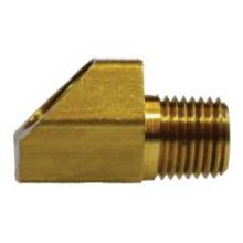 Midland Industries 12073 - MIDLAND INDUSTRIES 120 Female Inverted Flared MNPTF Brass 45 deg Elbow