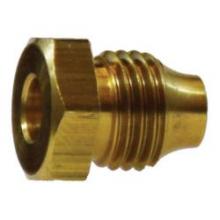 Midland Industries 16001 - MIDLAND INDUSTRIES 160 Threaded Brass Double Compression Sleeve Hex Nut