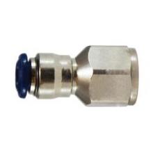 Midland Industries 20038N - MIDLAND INDUSTRIES 200 Tube OD FNPTF Brass Nickel-Plated Straight Connector