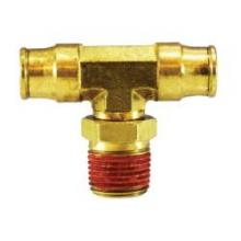 Midland Industries 20106 - MIDLAND INDUSTRIES 201 Tube OD Male NPTF Tube OD Brass Swivel Branch Tee