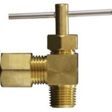 Midland Industries 26014 - MIDLAND INDUSTRIES 260 Compression x MIP -65 to 250 deg F Brass Body Angle Needle Valve